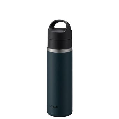 Tiger Thermos Water Bottle 480ml Vacuum Insulated Carbonated Bottle Handle Holder Included Portable Compact MKB-T048AL Navy