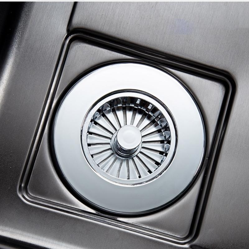 Sink Drain Filter Screen Bounce Cores Sink Drain Plug Sink Basins Drain Baskets Sink Stopper for Bathroom Kitchen