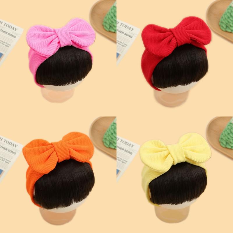 1Pcs Cute Bow Baby Girl Wig Hat Hairpiece Christmas Newborn Children Kids Girls Cosplay Headbands Year Hair Accessories