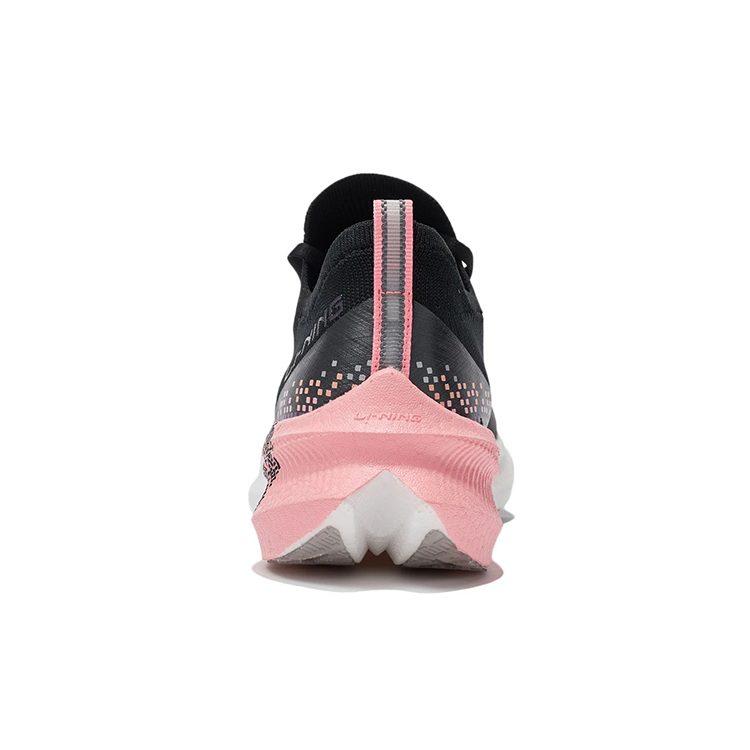 Li Ning Feidian Challenger Renn-Abriebfeste Atmungsaktive Niedrige Laufschuhe Damen Schwarz ARMR012-5