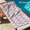 Red Fish with Blue Tails Quick Drying Bath Towel Microfiber Beach Towel Light Weight Swimming Camping Yoga Beach Out