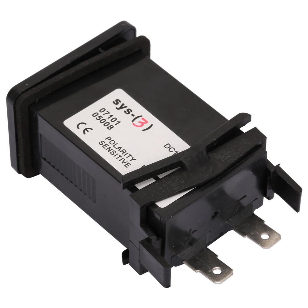 10 80V AC DC 99999,9 Stunden Quarz-Stundenzähler für Motor-Generator-Zeitzählung