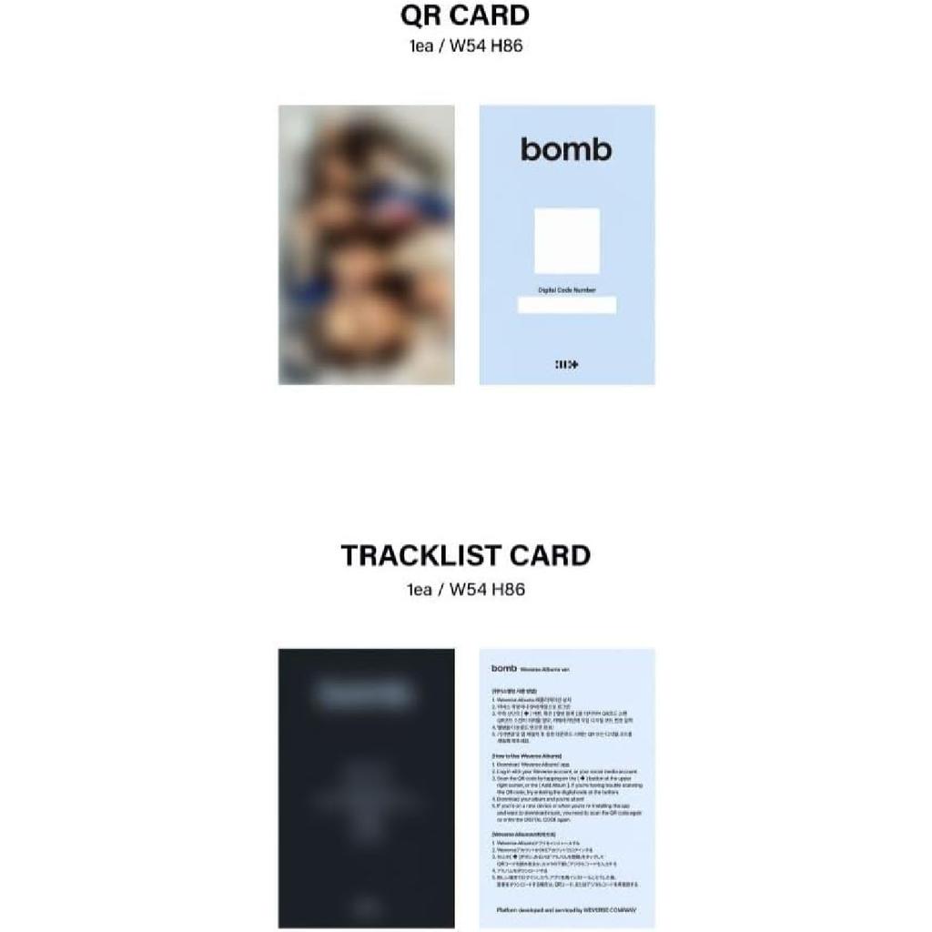 ILLIT - 3rd Mini Album [bomb] Weverse Version 'little monster' (Do the Dance)