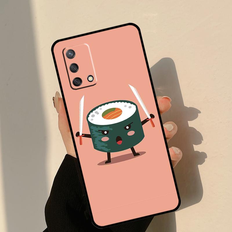 Japanische Sushi Essenshülle Für Oppo A80 A60 A40 A15 A16 A17 A57 A94 A74 A54 A76 A96 A18 A38 A58 A78 A98 A6 A5 Pro