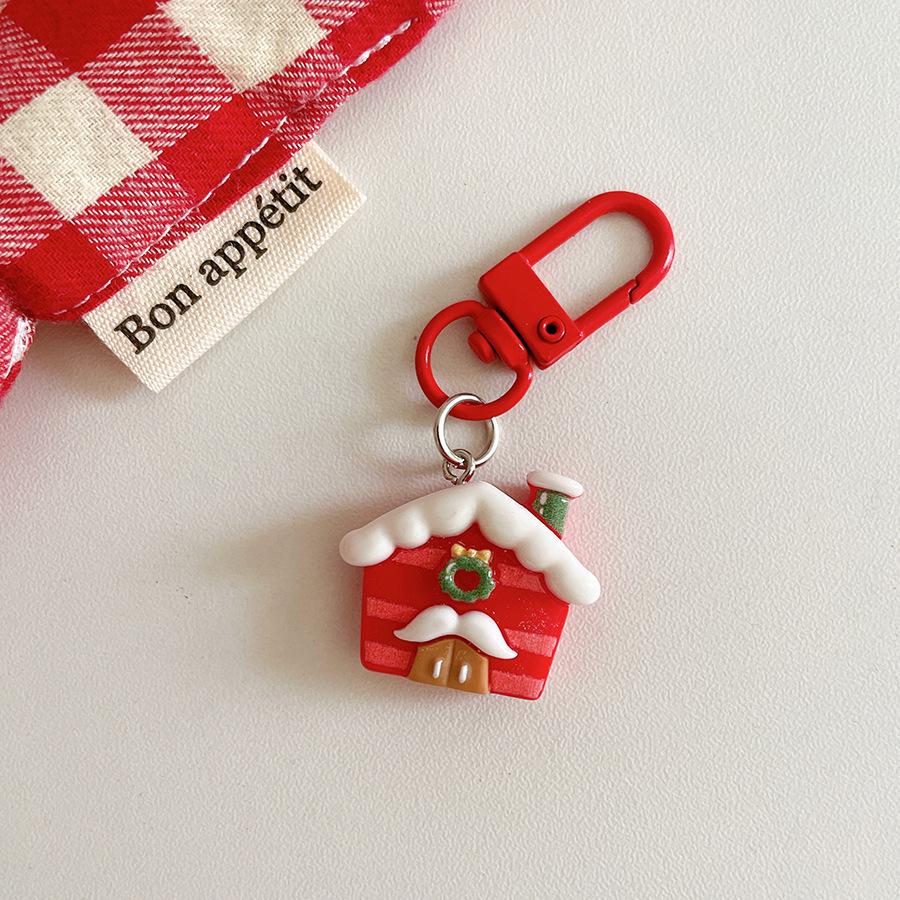 Cartoon Santa Claus Keychain Ornament - Cute Christmas Gift for Backpack or Home
