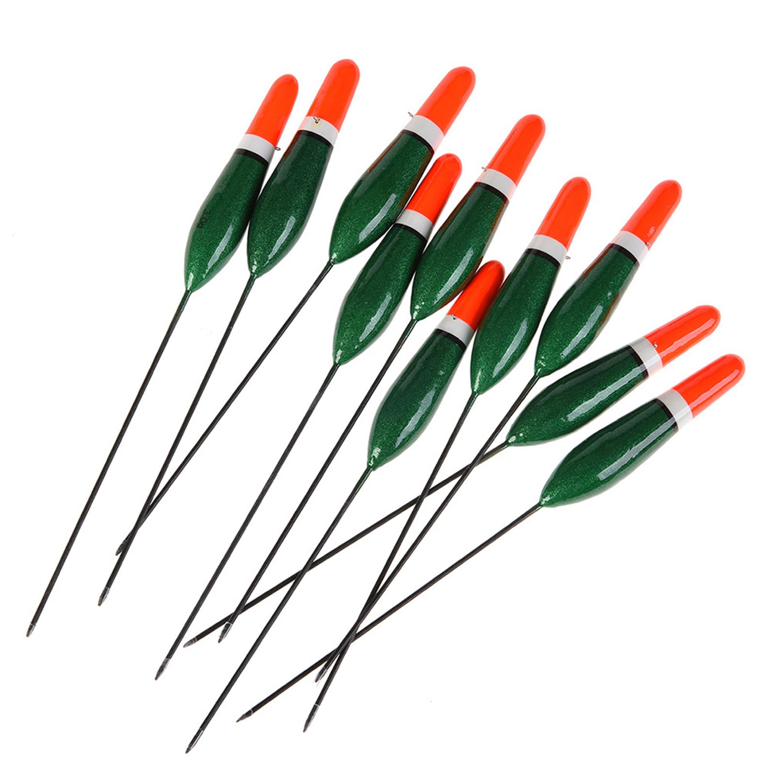 

10 шт. Поплавки для рыбалки из дерева павловнии, Поплавок-поплавок для рыбалки с длинным хвостом, Вертикальные поплавки для дрифта для рыболовной снасти, Долговечные 17CM