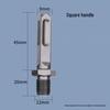 Electric to Water Drill Converter Rod - Impact Joint Extension Adapter
