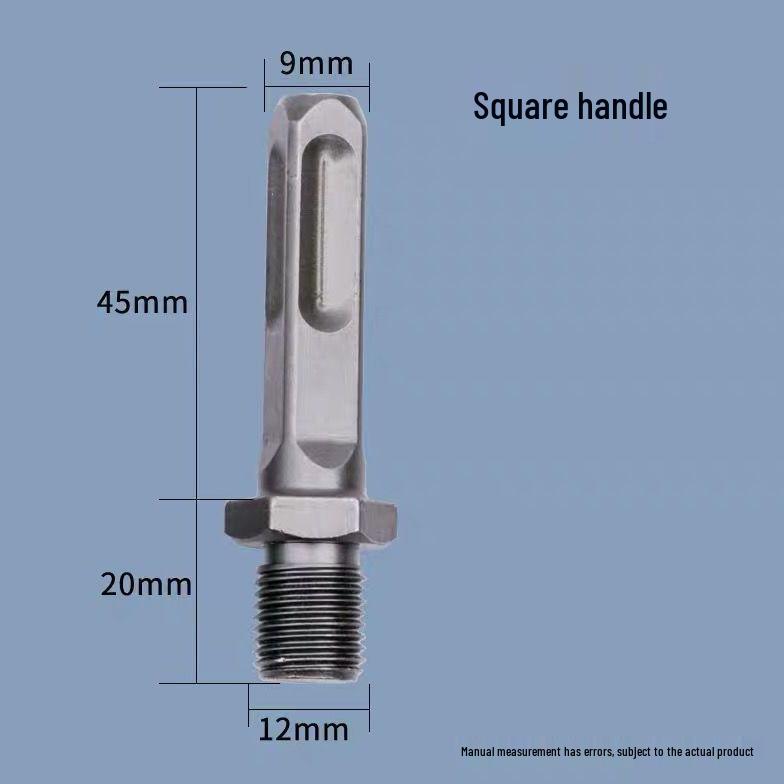 Electric to Water Drill Converter Rod - Impact Joint Extension Adapter