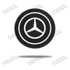 Car Interior Leather Coaster Anti-noise Water Cup Pad For Mercedes Benz AMG GLE GLS CLA CLE GLC CLS GLA W203 W206 W220 W205 PQRST1