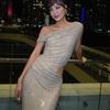Retro Sequin Single Shoulder Long Dress Women Elegant Glitter Solid Color Slim Fit Evening Dresses Female Street Party Dress