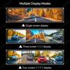 4K Dash Cam 4-Channel Record 1080P ADAS BSD Car DVR WIFI APP Rear View Mirror Auto Video Recorder Camera Ultra HD 24H Parking