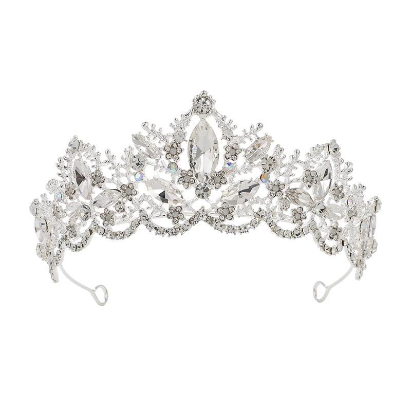 Retro Crown Bride Crown Wedding Baroque Queen Big Crown Wedding Dress Accessories Headdress