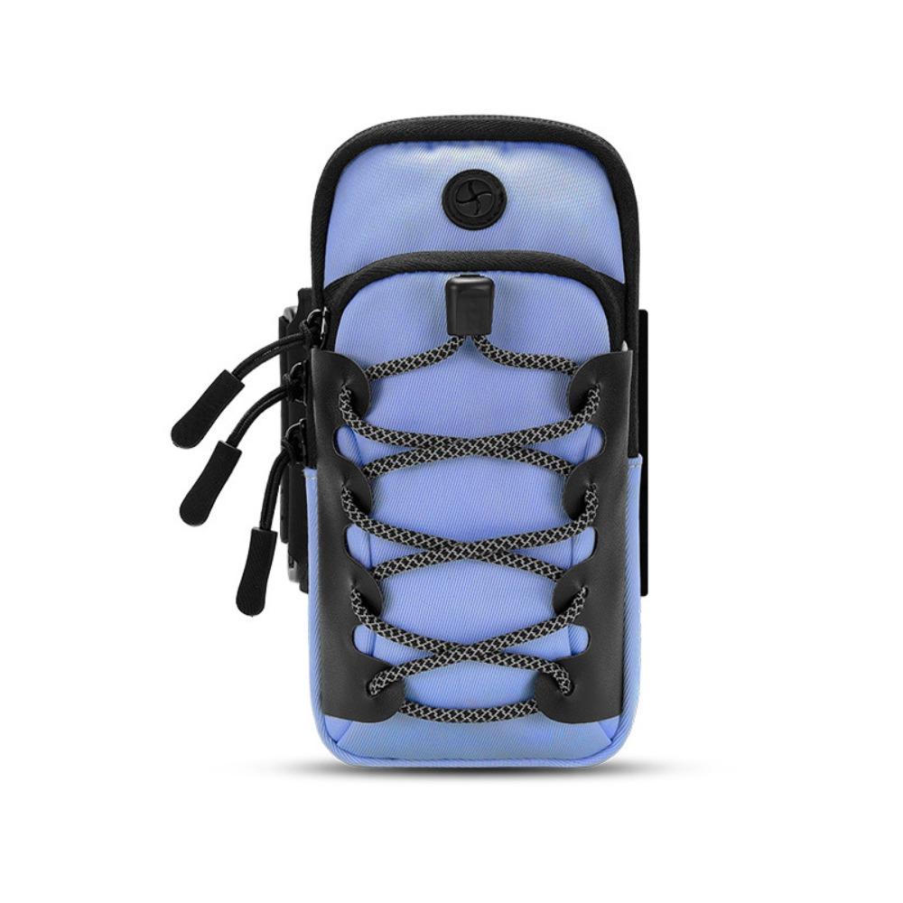 

Adjustable Wrist Phone Bag Double-layers Sports Arm Bag Running Wrist Bag Running Phone Bag Sports фиолетовый