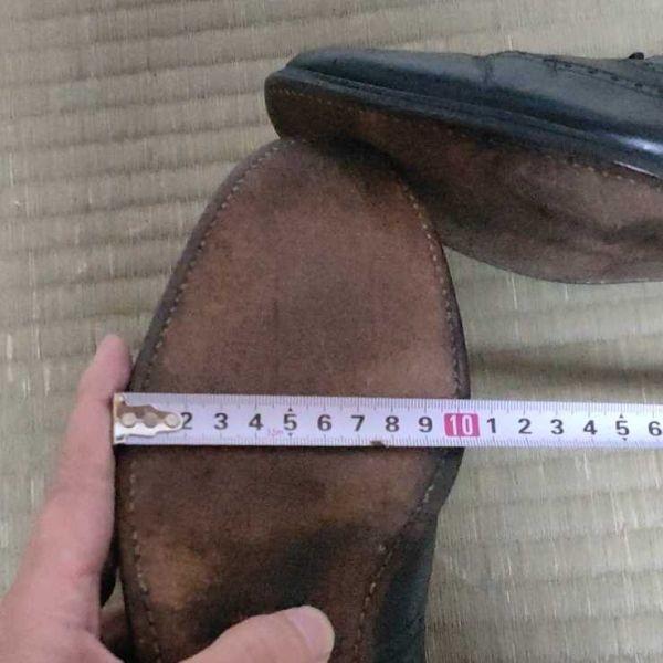 Old Church × Brooks Brothers Größe 41.0 C 25.5-26.0 ca. Schwarz(GEBRAUCHT)