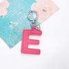 Key Ring Alphabet Car Key Buckle Love Pendant Business Key Holder PU 26 Letter Key Chain  Women