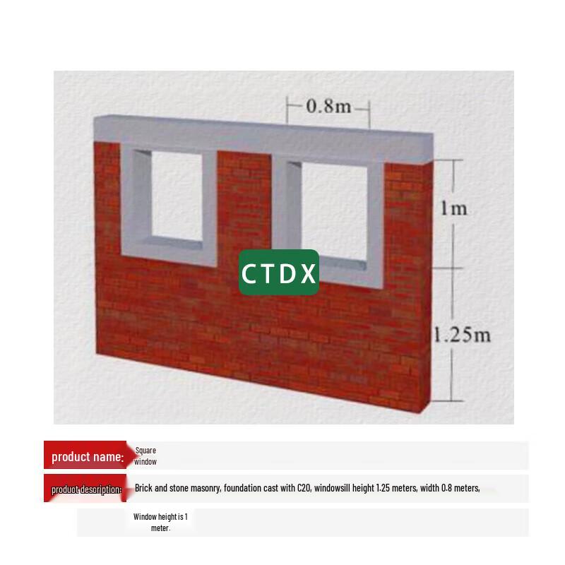 CTDX Square Window Training Hurdle