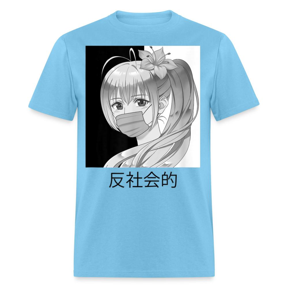 

Social Distancing Pretty shirt Cute Japanese Aesthetic Vaporwave Anime T-Shirt M