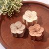 1Pc Diffused Wood Aroma Essential Oil Diffuser Essential Oil For Sleep Flower Shape Wooden Essential Oil Aromatherapy Car Supply Air Fresheners 2