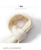 Unisex 100% Cashmere Camellia Flower Neck Warmer Scarf