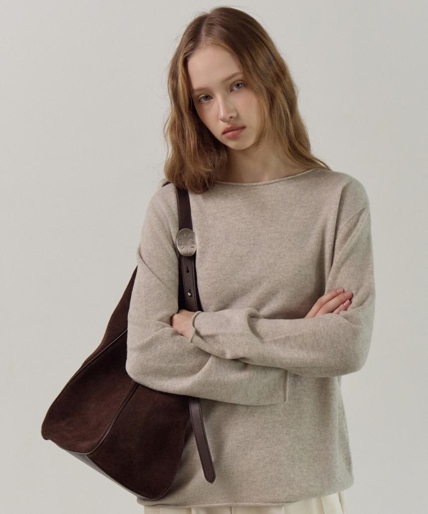 ELLIOTI Pure Wool Boatneck Knit_4Color