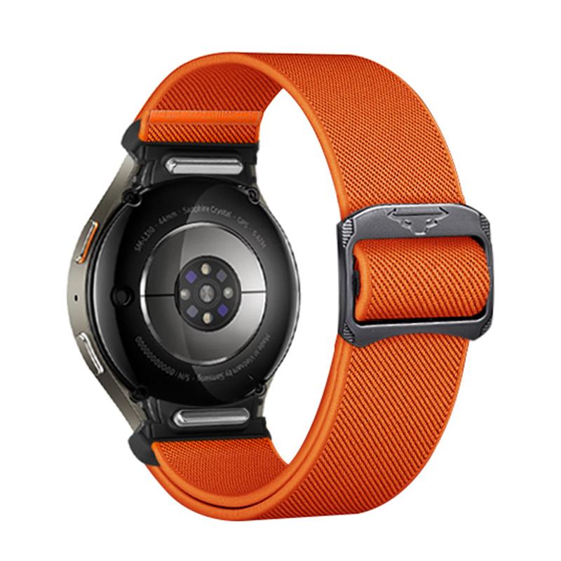 Band For Samsung Galaxy Watch 7 FE 5 Pro 4 6 Classic 44mm 40mm No Gaps Nylon Braided Sport Bracelet Correa Galaxy Watch 7 Strap