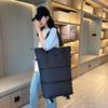 Large Capacity Double-layer Expansion Hand-held Travel Bag with Wheels, Wet and Dry Separation Storage, Luggage Bag Can Be Put On the Tie Rod.