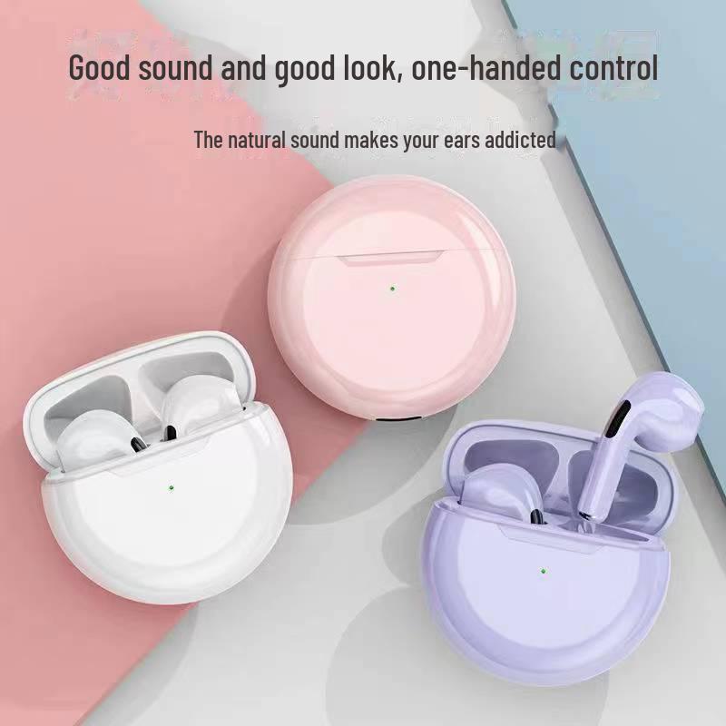 

Pro6 Беспроводные игровые стереонаушники Bluetooth с двумя наушниками белый