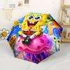 SpongeBob SquarePants Automatic Umbrella Compact 8-Rib Lightweight Lightweight for Outdoor Daily Use Vibrant Pattern Umbrella
