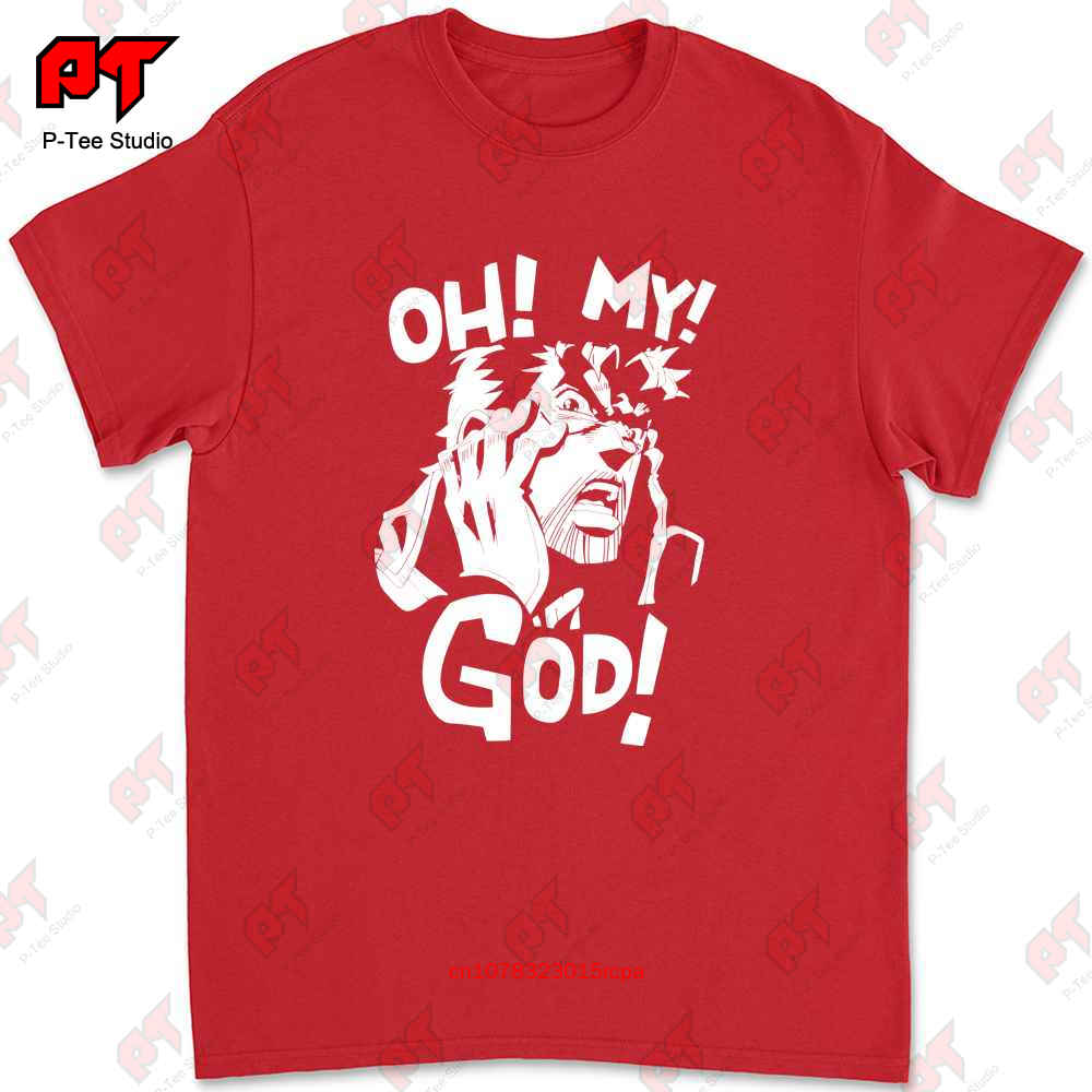 JojoS Bizarre Adventure Джозеф Джостар О Боже Футболка 3CFU S