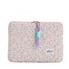 Floral Student Laptop Bag Puffy Tablet Sleeve Bag Cute Tablet Protective Case  School