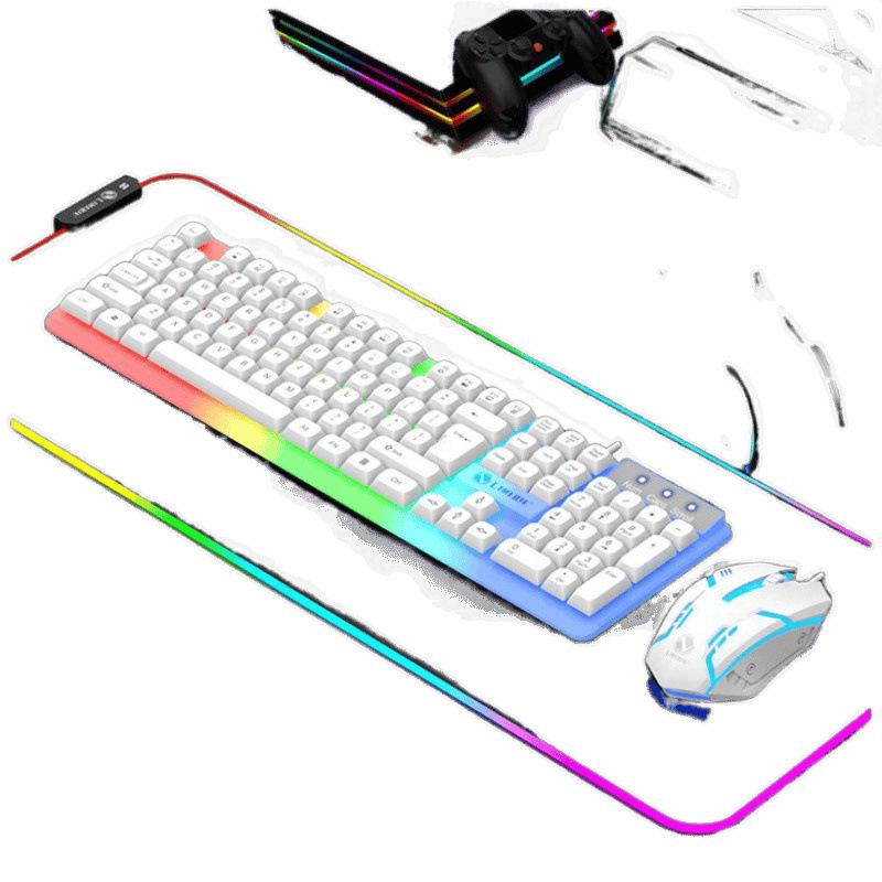 Russian Arabic Wired Luminous Gaming Keyboard & Mouse Set