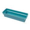 OBLONG TRAY Steel Cutlery Gray Tray, Green, 125-391