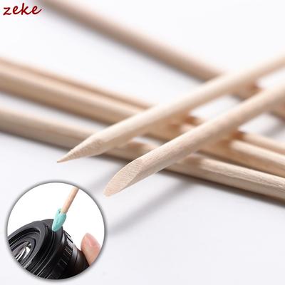 20 pièces/sac Bâtonnet de nettoyage en bois massif pour réparation de montre Bâtonnet en bois de saule Convient pour la réparation de mouvement Outil de nettoyage de cadran Bandelette de bois