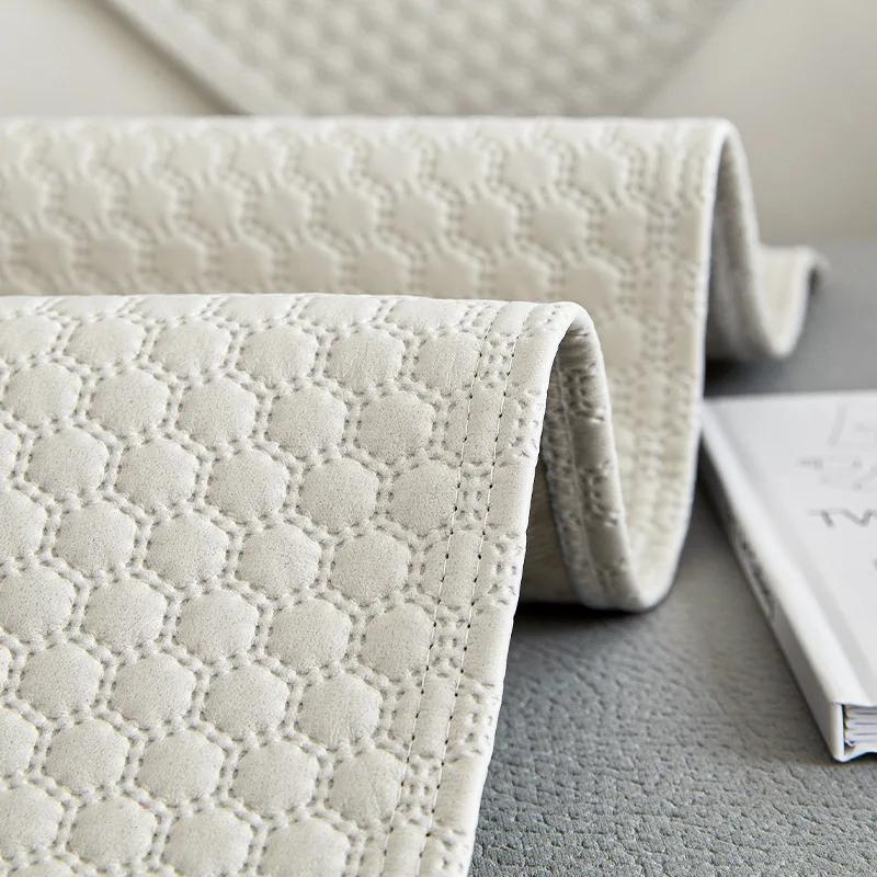 Waterproof Technology Fabric Sofa Cover Non-Slip Couch Cushion for Living Room Soft Sofa Cover Back Towel Sectional Sofa Mat