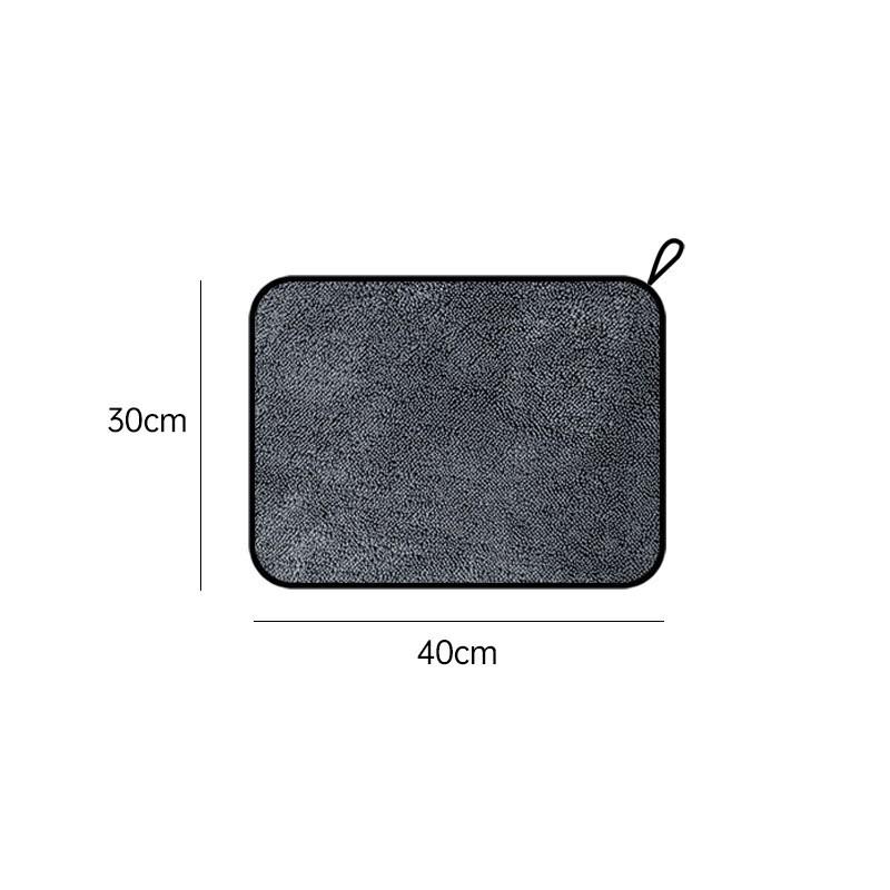 Ręcznik do mycia samochodu z koralowej mikrofibry o wysokiej gęstości – Miękki, Gruby, Dwustronny, Duży rozmiar.