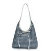 Trendy New Style Fashionable Casual Style Star Denim Underarm Tote Bag Versatile Commuter Light Shoulder Bag