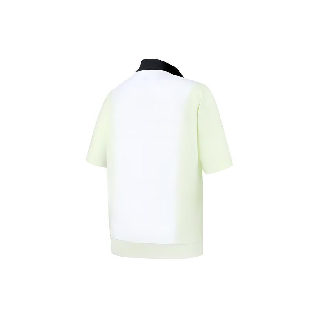 Fila Tennis Series Logo Letter Pullover Short Sleeve Polo Shirt Women Polo Shirts Lime-Green A11W333103F-LG