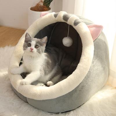 Dolce cuccia per gatti, caldo cestino per animali domestici, accogliente cuscino per lettino per gatti, tenda per gatti, borsa molto morbida per cani di piccola taglia