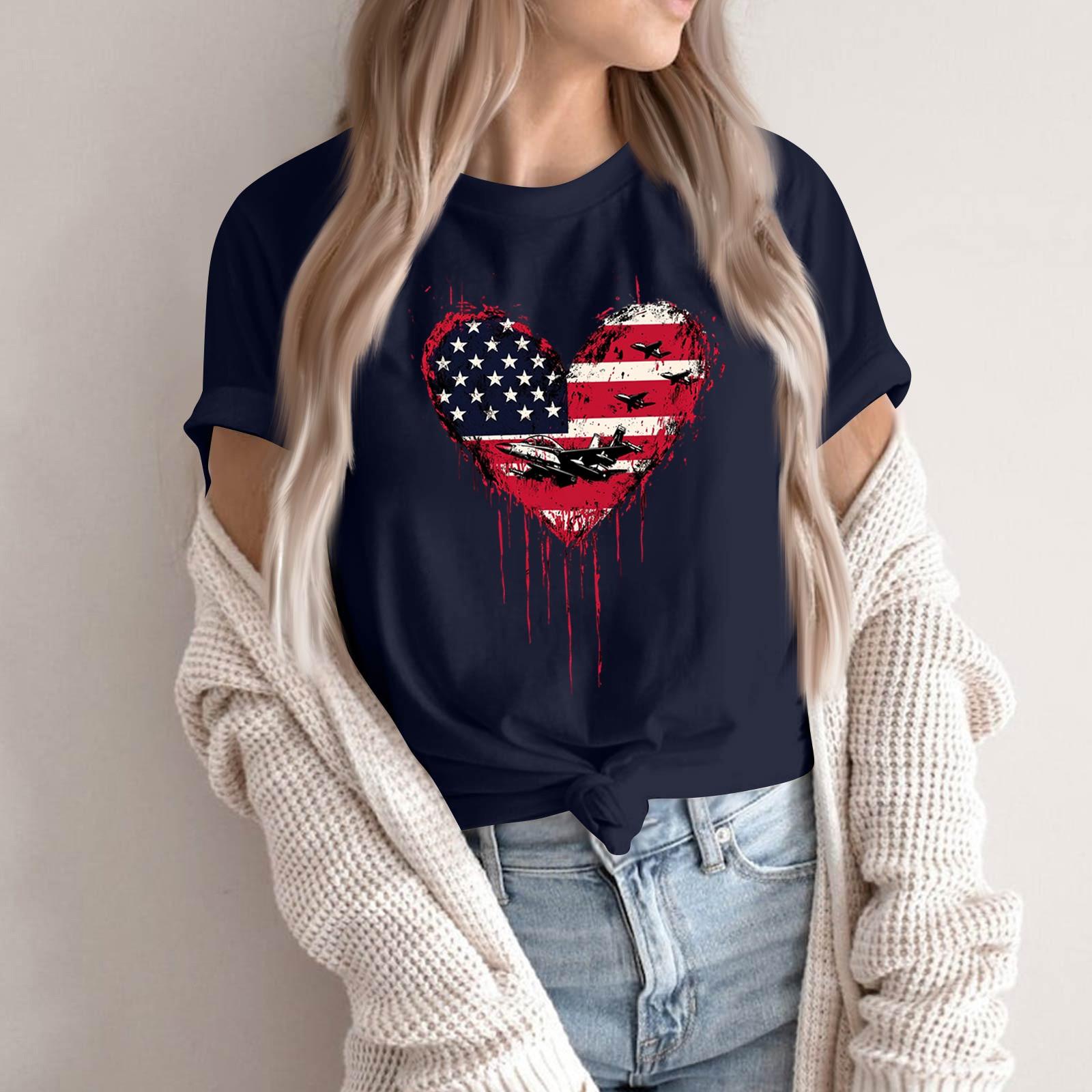 

Men s And Women s Casual Loose Printed T-Shirt Round-Neck Pullover Short-Sleeved Top S Темно-синій