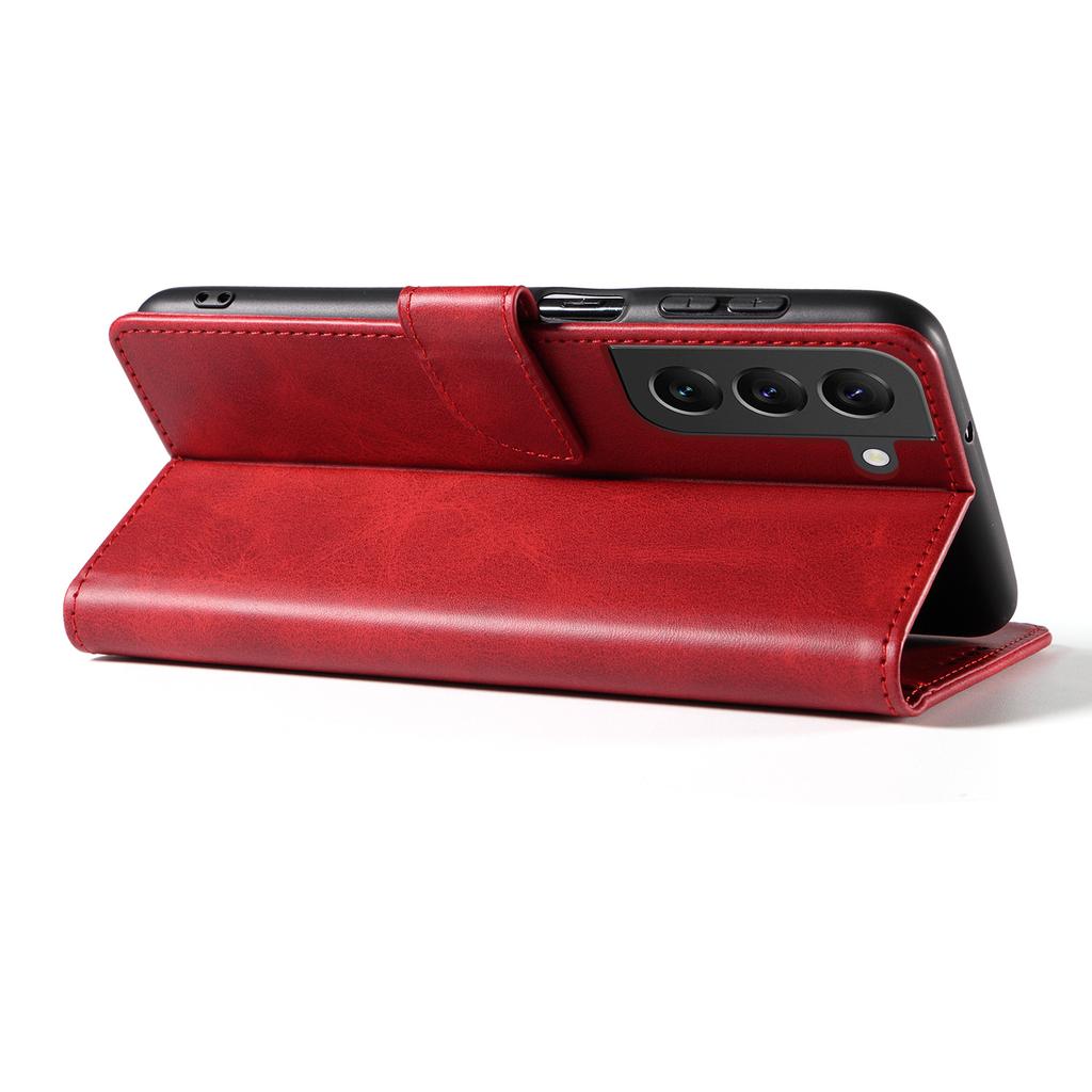 Samsung S24 Plus Leather Case: A15, A54 5G, A14, A35 Flip Cover with Magnetic Suction for Enhanced Protection.