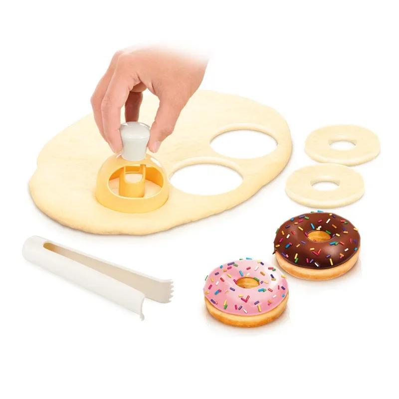 Gadgets Donut Mold Cutter Creative Kitchen Accessories Food Desserts Maker Supplies Kitchen Cooking Decorating Tools