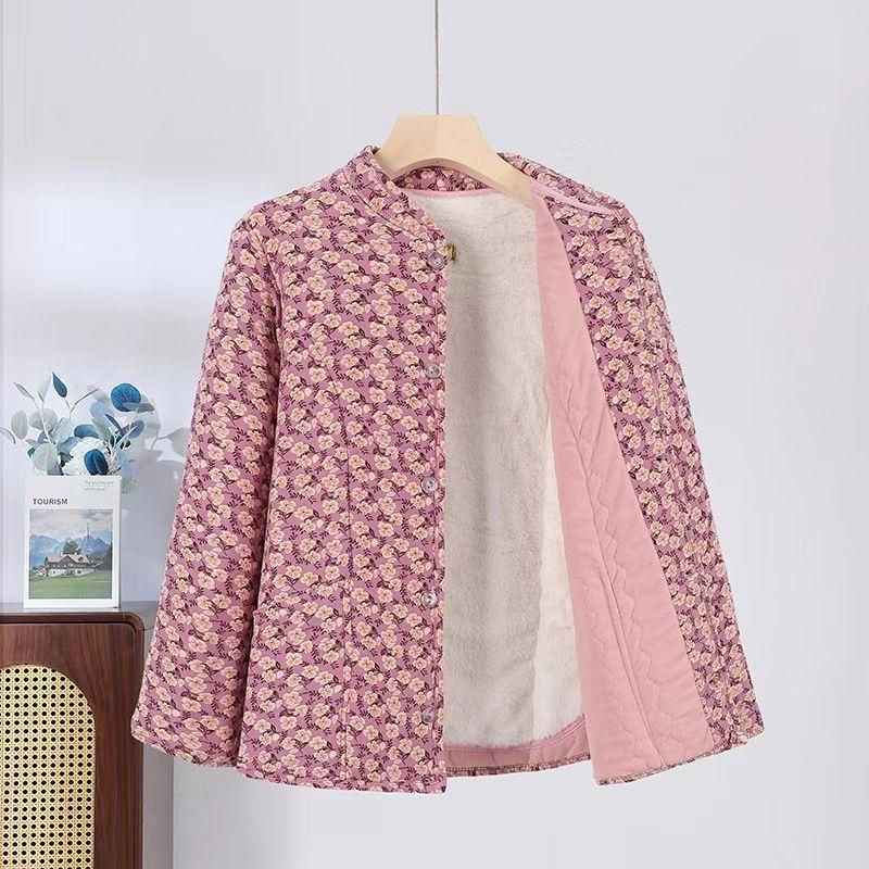 SEE KEAN Women s Winter Floral Lined Cardigan