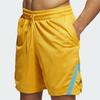 Adidas Select Drawstring Straight-Leg Shorts Men Bottoms Yellow IK9457