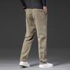 Men's Loose Fit Corduroy Casual Pants - Soft, Breathable, Elastic Waist with Drawstring