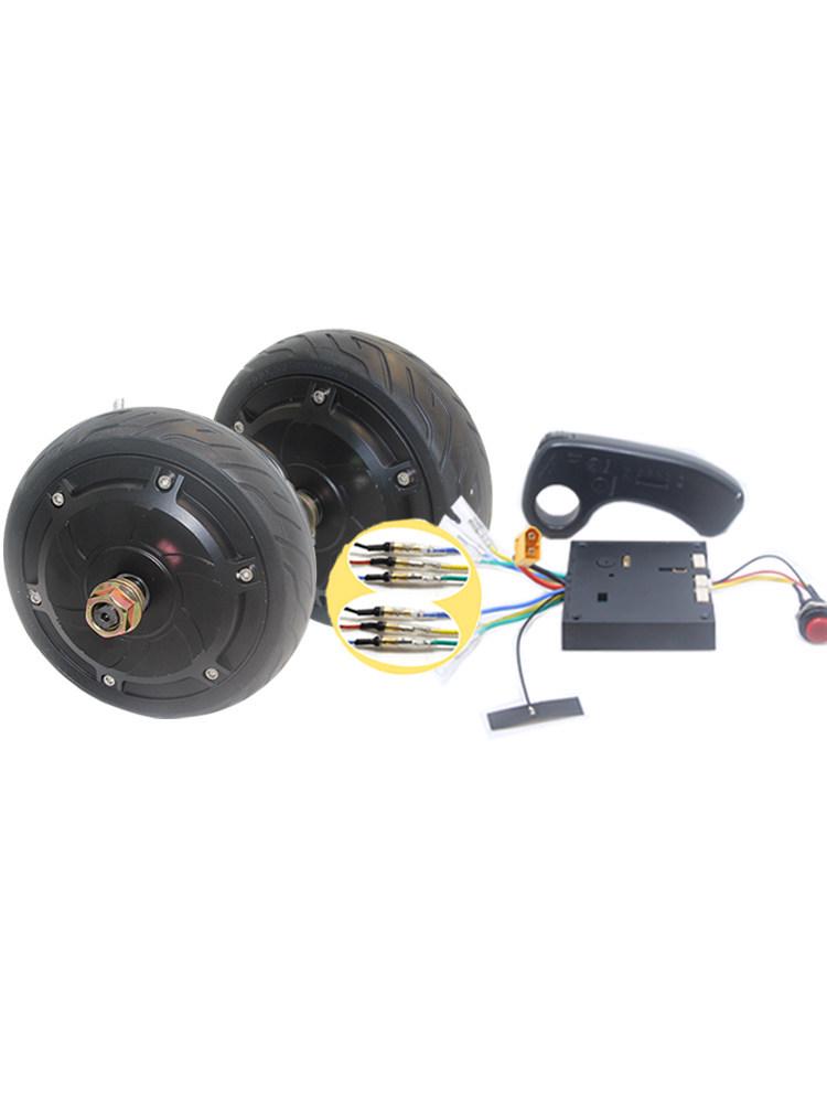 6.5-inch DC Brushless Hub Motor, 170 High Torque for Robot, Food Cart, or Electric Tow Tractor.