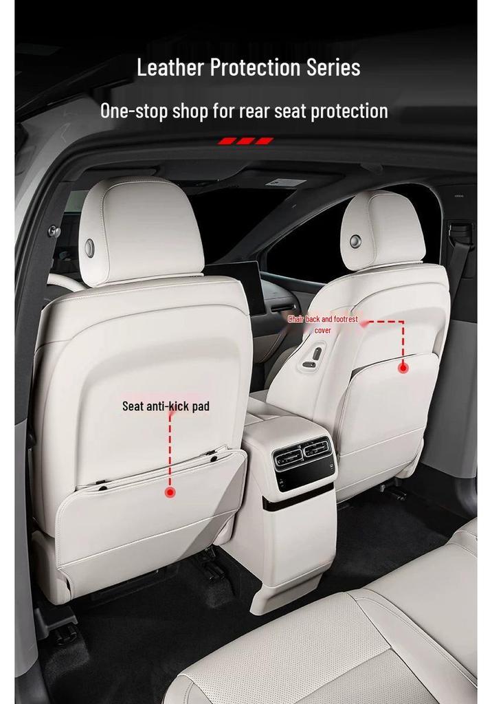 Ideal i6i8 Car Seat Kick Mats: Anti-Dirty Protective Pads for Backrest
