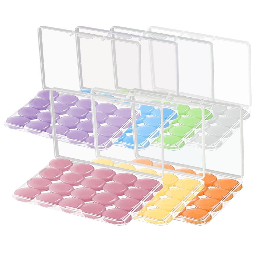 Heart-Shaped Silicone Earplugs Set - 20 Pieces, Noise-Reducing, Perfect for Swimming and Sleep