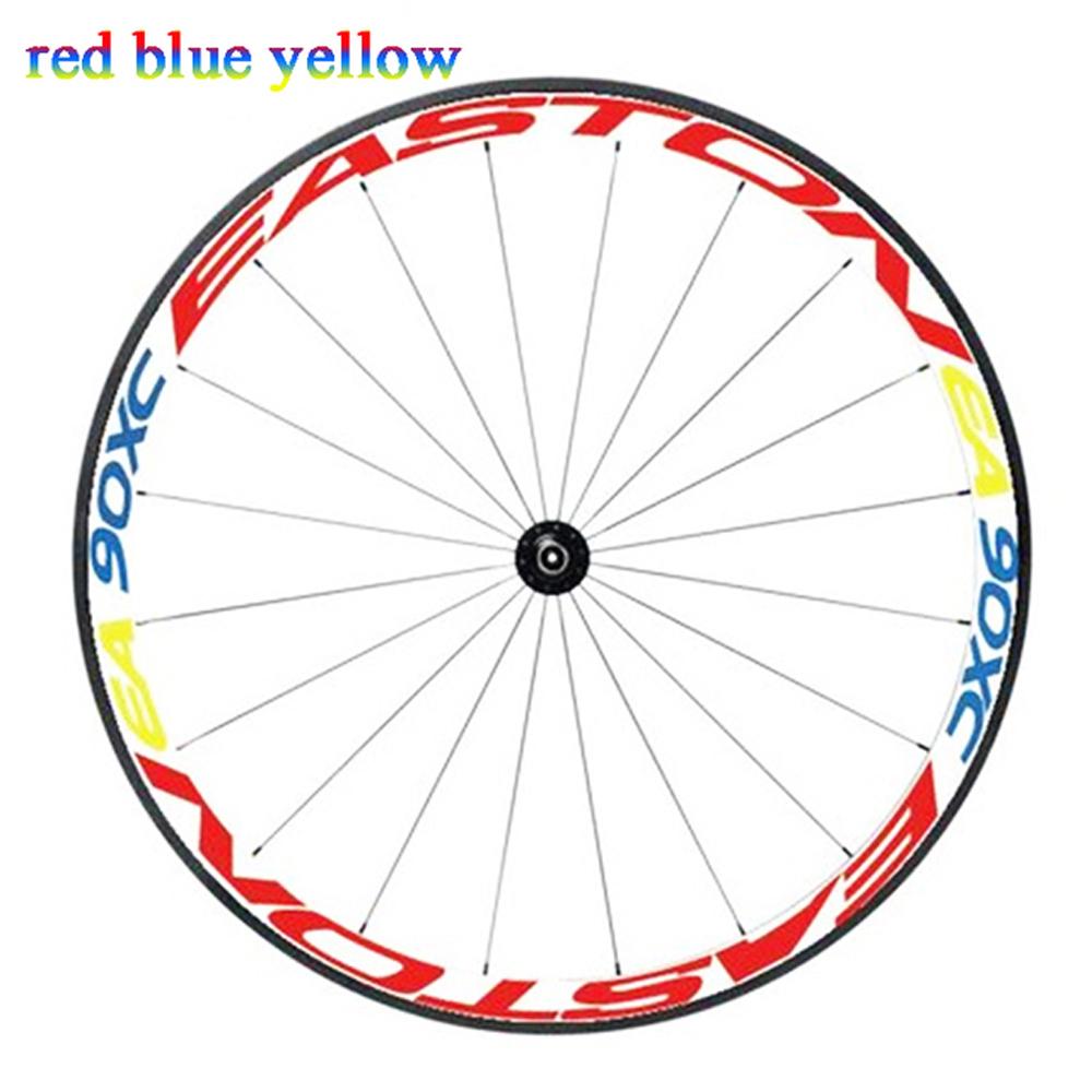 1 Side Multicolor Bike Wheel Rims Reflective Stickers Decals Cycling Safe Protector 26/27.5inch Wheel MTB Bike Accessories