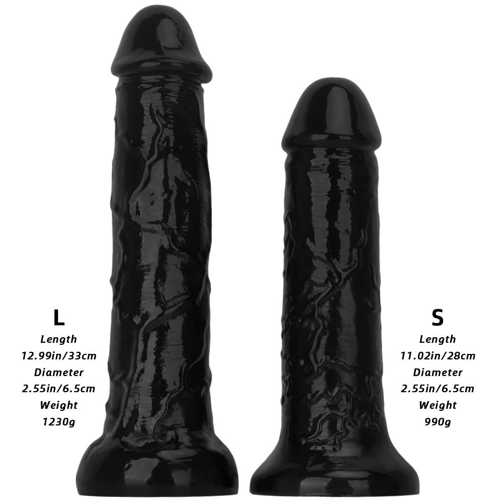 Plug Anal de PVC Dildo Masturbador Feminino Brinquedo Sexual Dildo Enorme Fisting BDSM Strap-on Pênis Pênis Grande