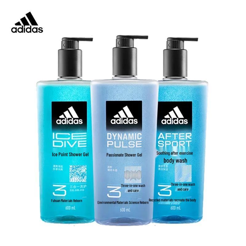 Adidas Men's 3-in-1 Shower Gel Variety Pack